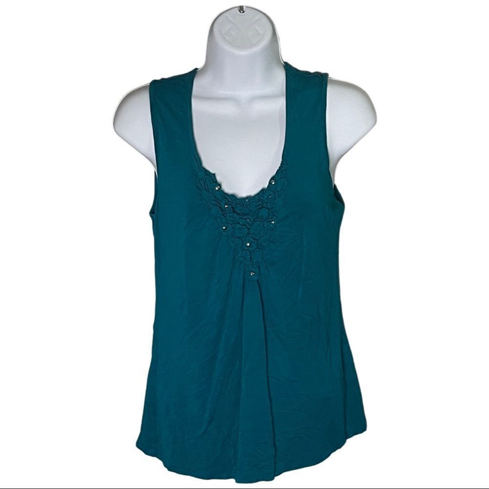 🎉 3/$25 🎉 Spense | Teal V Neck Tank Blouse